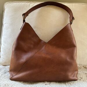 Able Solome Cognac Hobo Shoulder Bag
